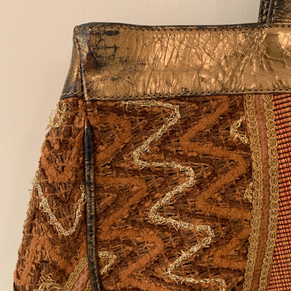 Andr Cellini Patchwork Leather Bag - image 7